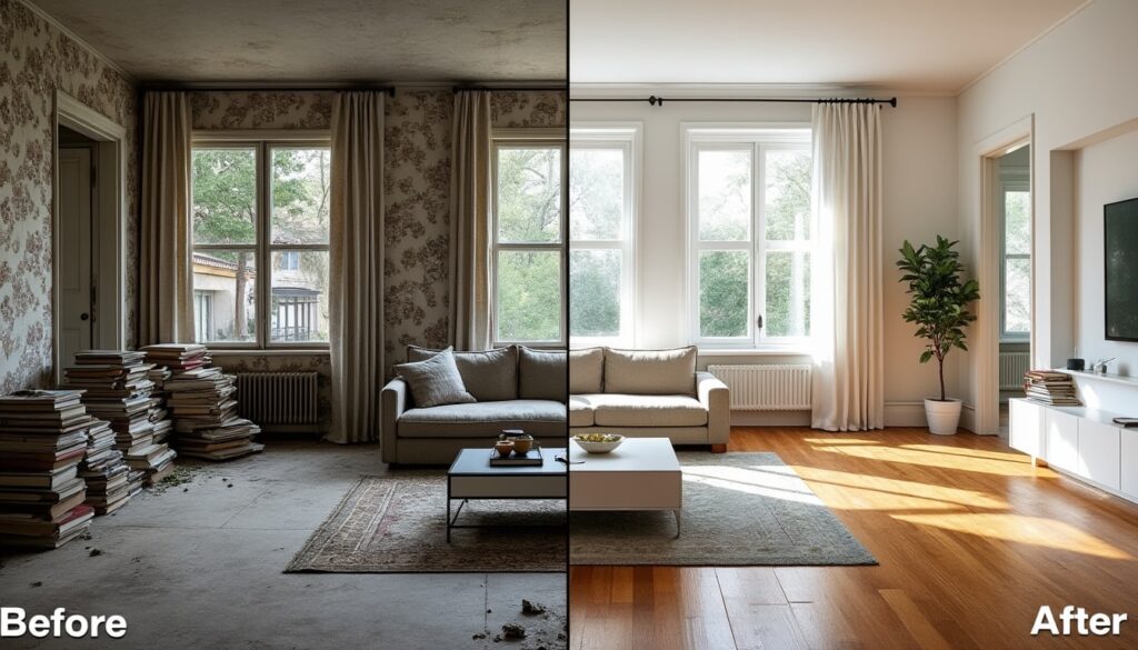 découvrez des idées inspirantes de rénovation maison avec des transformations avant et après qui vous émerveilleront. transformez votre espace de vie grâce à des astuces pratiques et des conseils de professionnels pour donner une nouvelle vie à votre chez-vous.