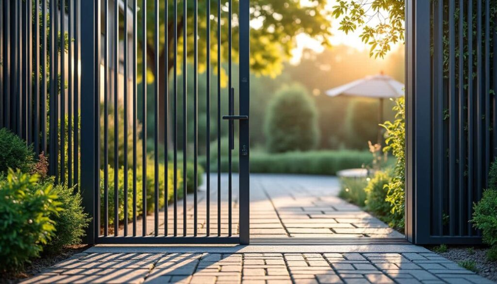 Image mise en avant pour Pourquoi choisir un portail en aluminium ? Avantages et conseils