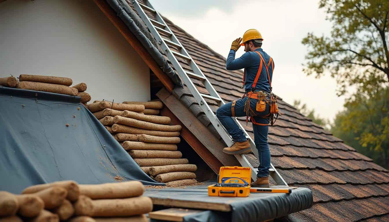 Illustration: Préparer son chantier avant de faire une toiture en tuile : outils, sécurité et conditions