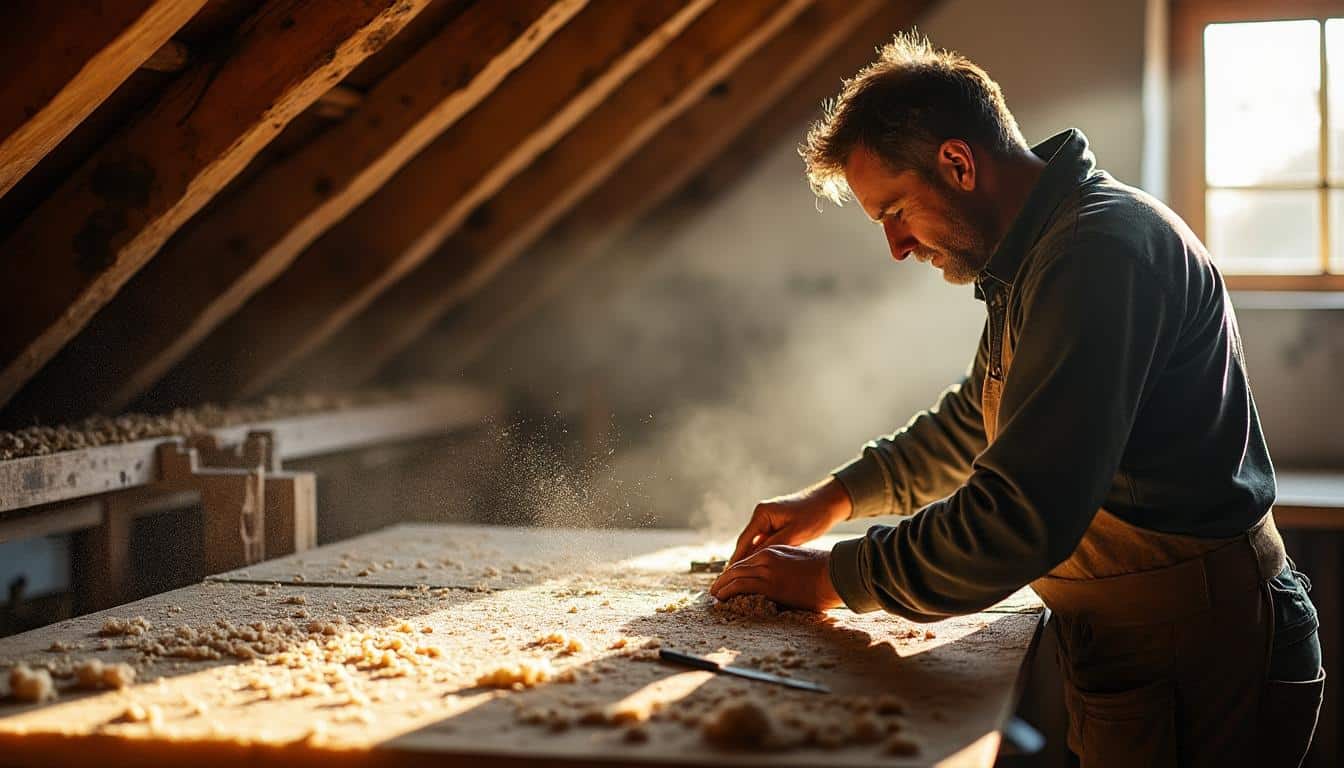 Combles : aménagement et isolation thermique efficace en laine