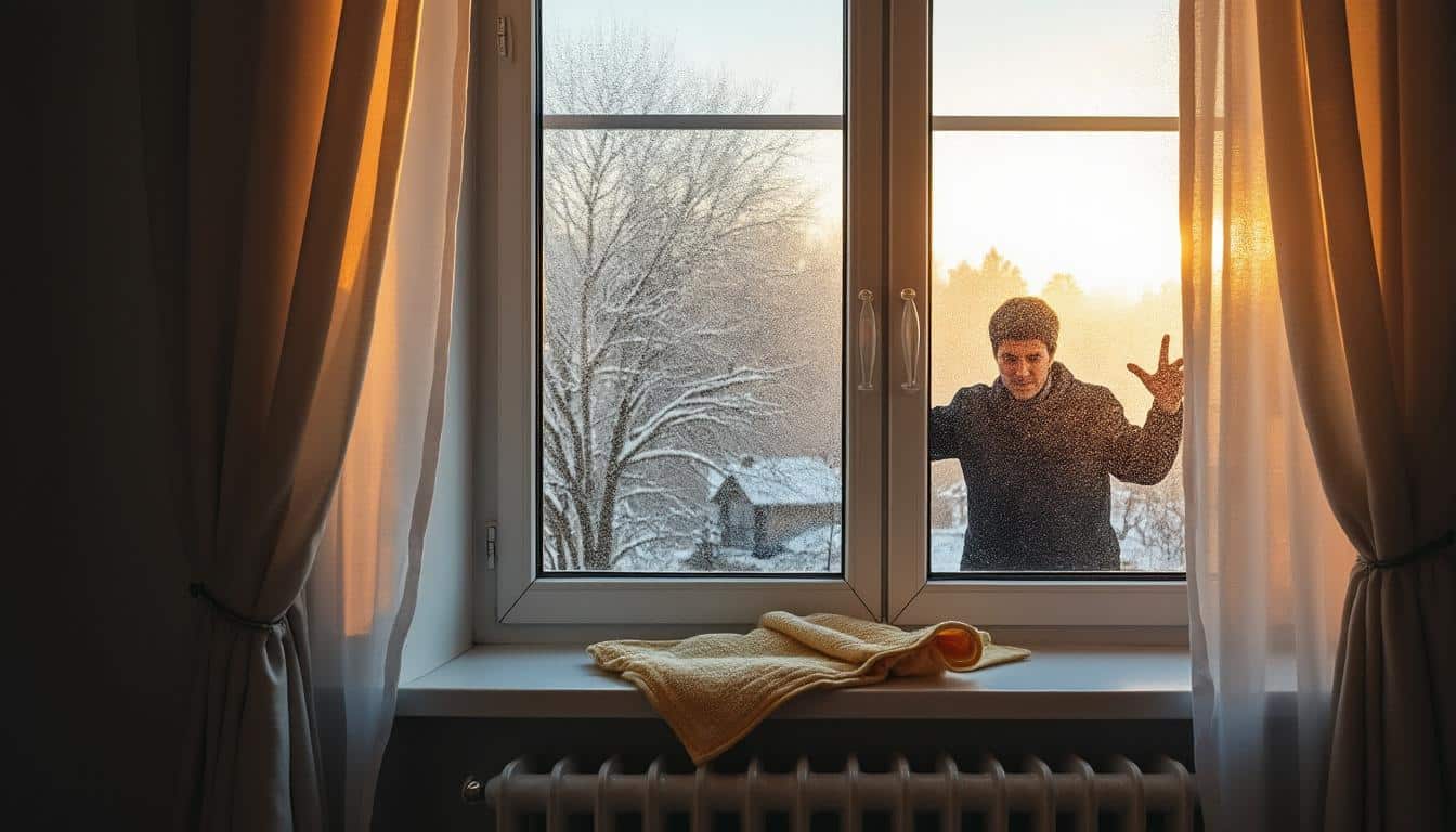 Illustration: Quand l’aération de la pièce devient inefficace face à la condensation des fenêtres : causes et erreurs fréquentes