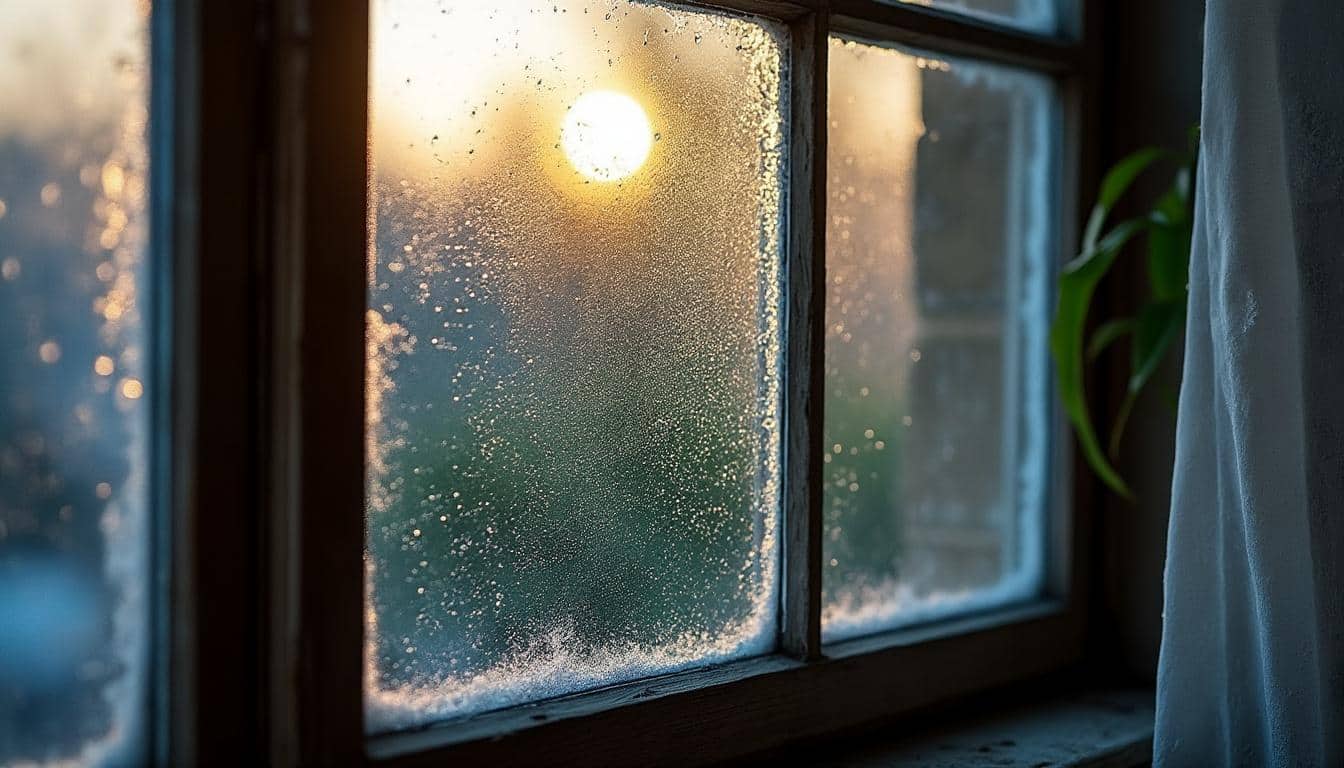 Illustration: Comprendre la condensation sur les fenêtres à travers l’isolation thermique et les ponts thermiques