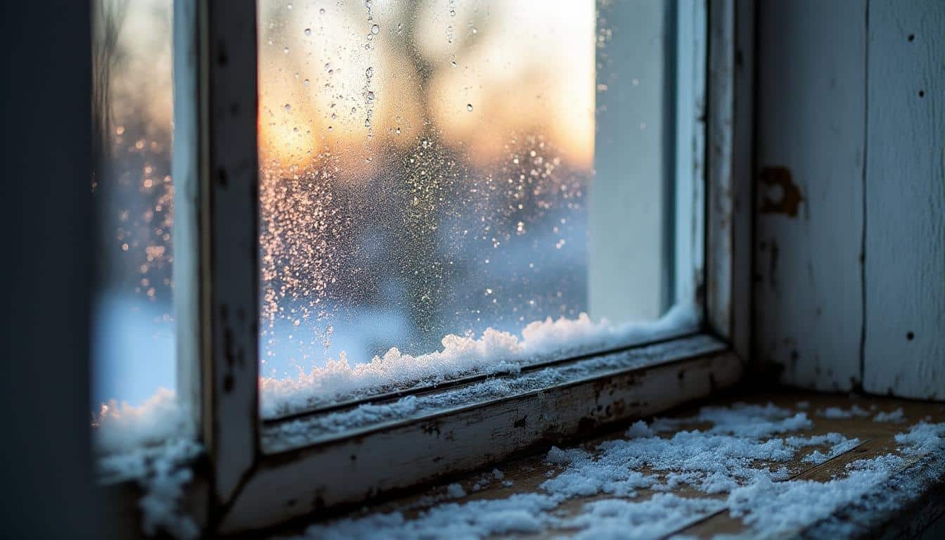 Illustration: Comprendre la condensation sur une fenêtre et ses conséquences