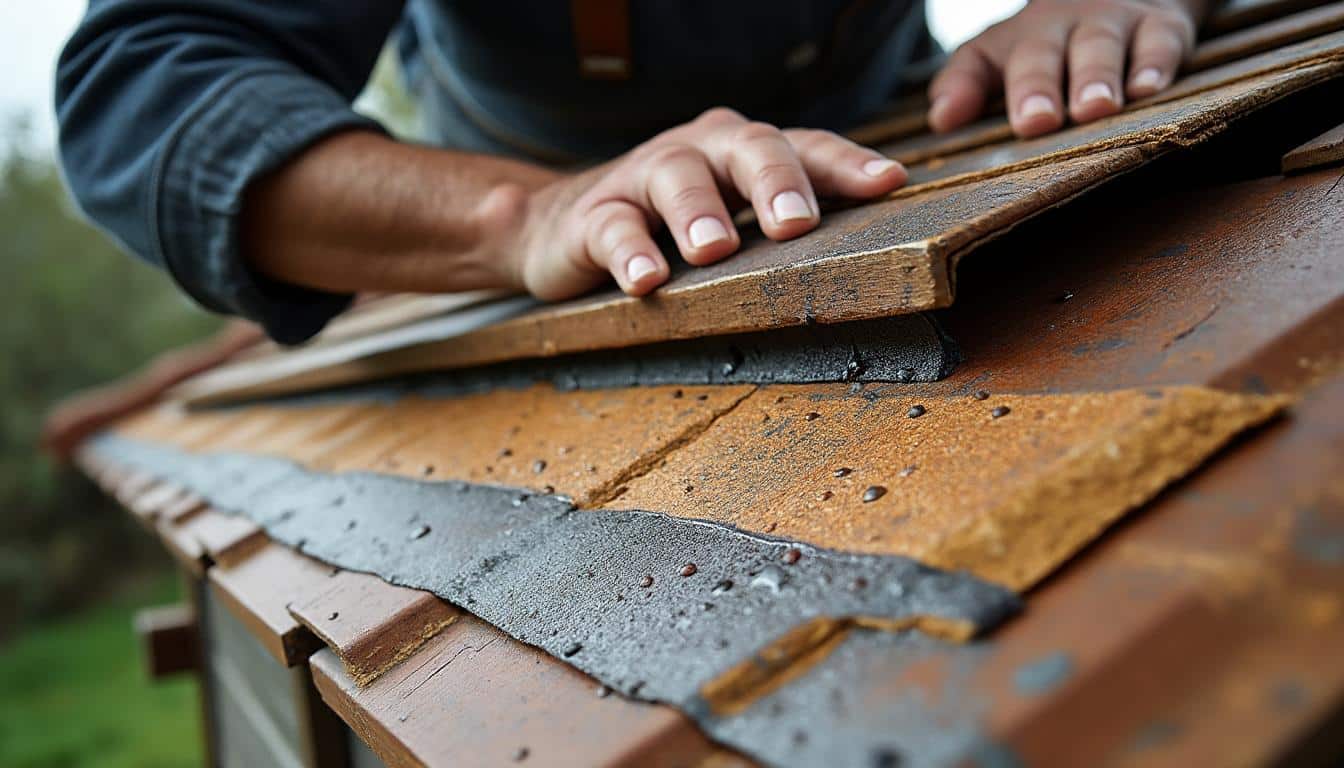 Assurer la protection contre les infiltrations d’eau au niveau du débord de toiture