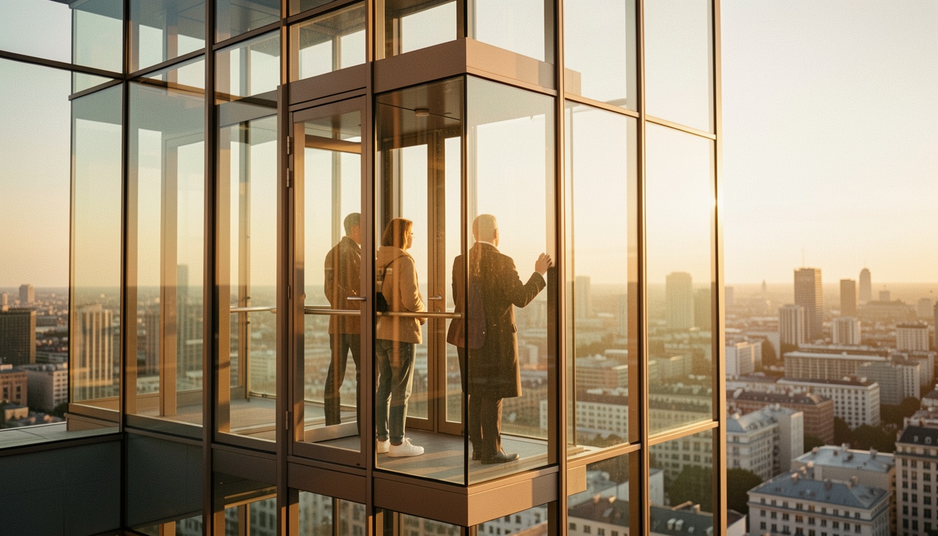 L’ascenseur panoramique, une visite à part entière