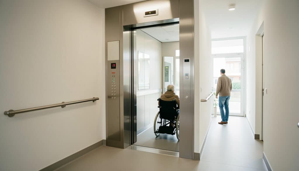 Ascenseur PMR : normes, dimensions, prix et aides