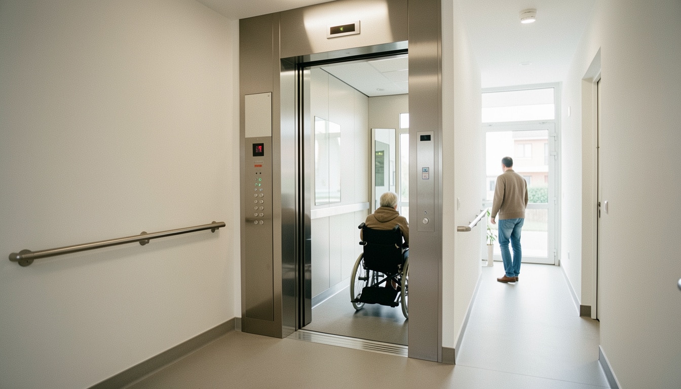 Ascenseur PMR : normes, dimensions, prix et aides